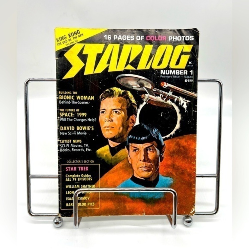 Starlog Magazine premiere issue 1976 Star Trek Cover